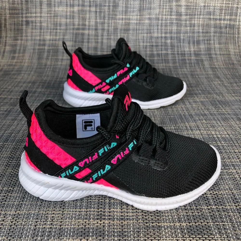 Fila Kids Lightspin Active Sneakers Shoes Toddler Girls size 6